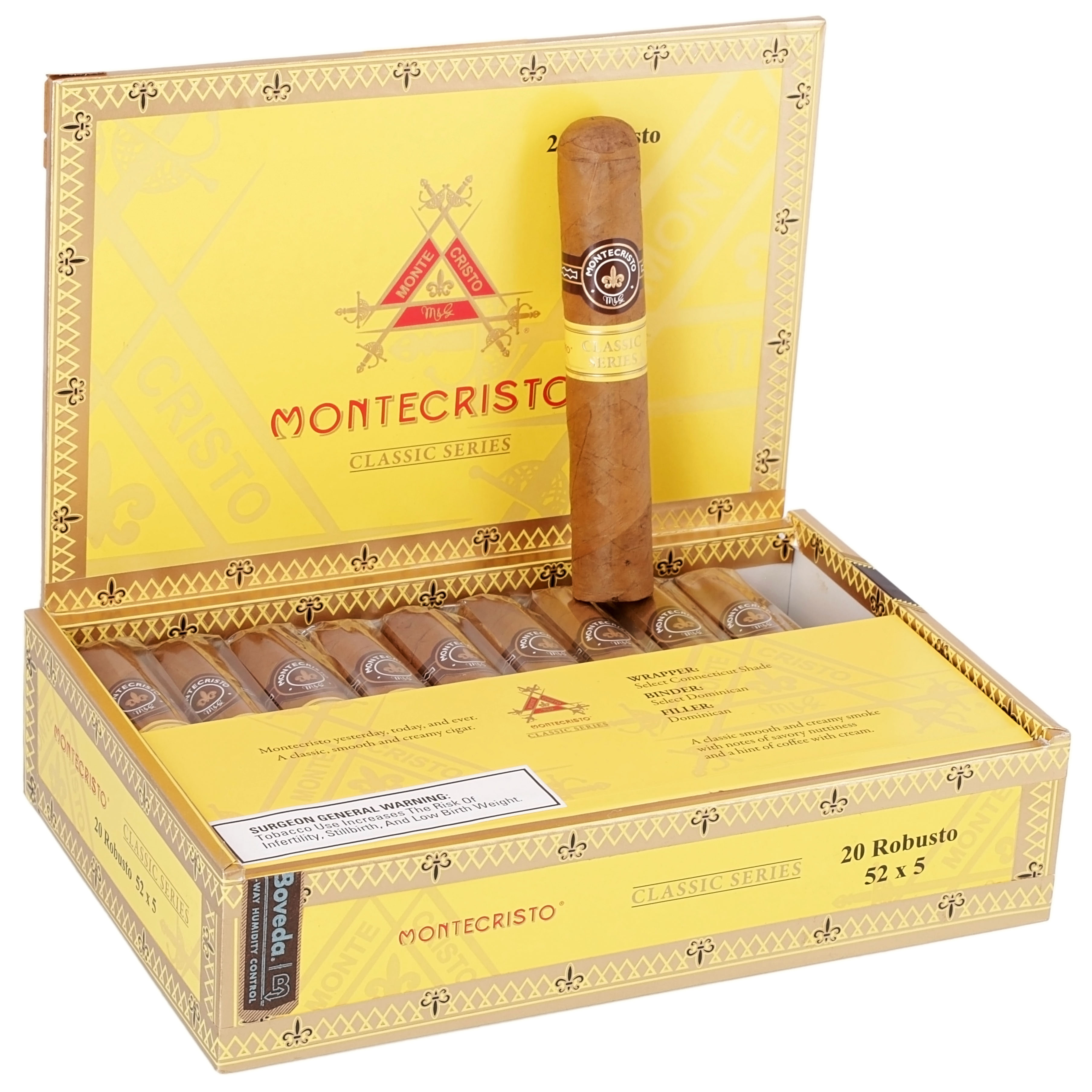 Montecristo Classic Collection packaging