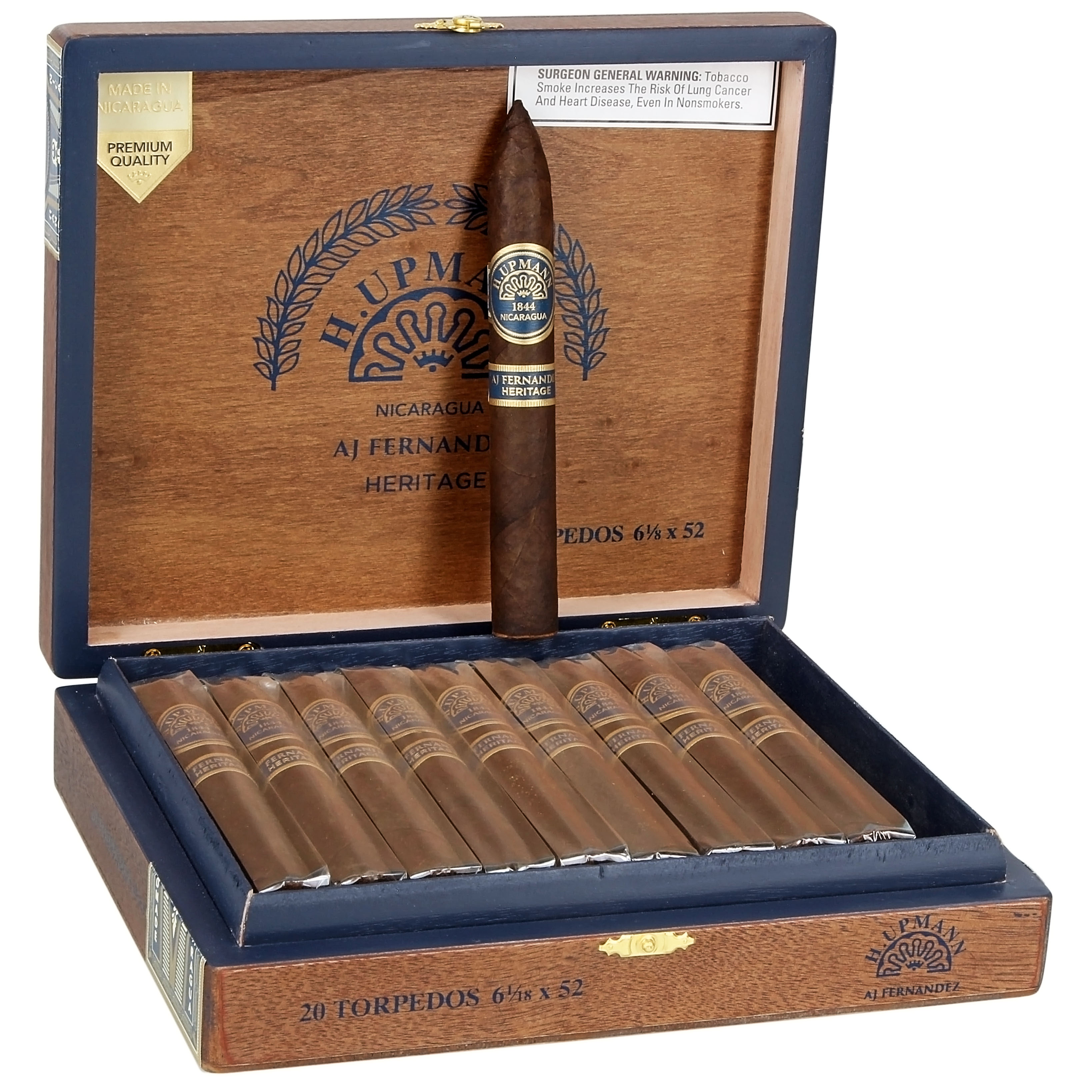 H Upmann Nica Ajf Heritage packaging